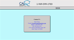 Desktop Screenshot of calpacproperties.com